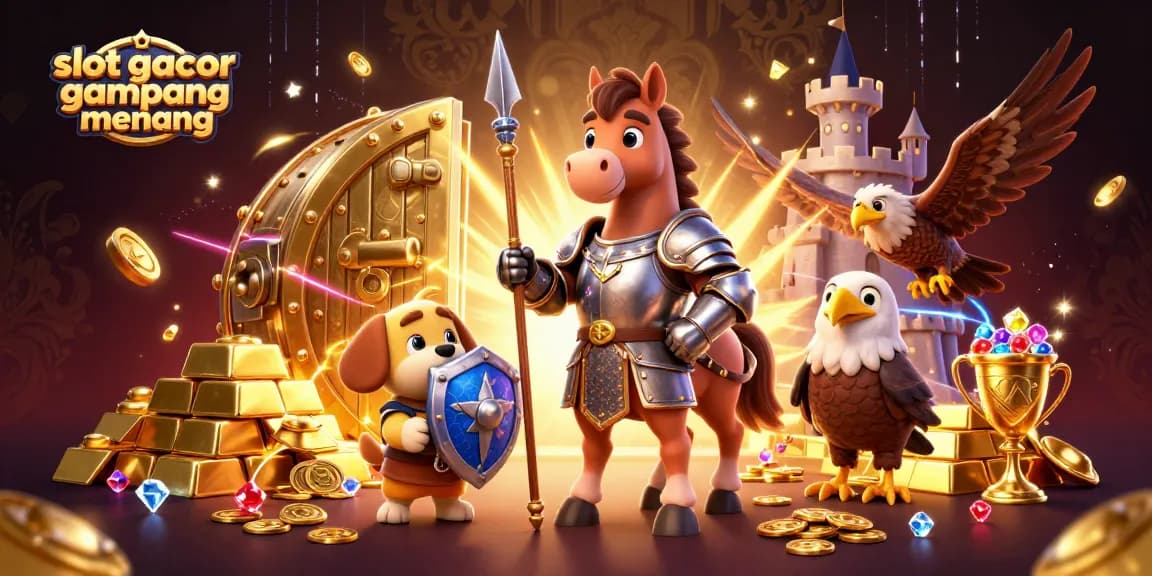 Spin the reels in an exciting slot gacor gampang menang world with treasure and knights!