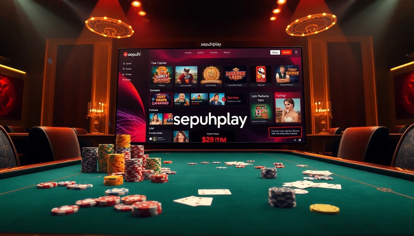 Experience exciting gameplay at the sepuhplay link with vibrant casino visuals and thrilling game displays.