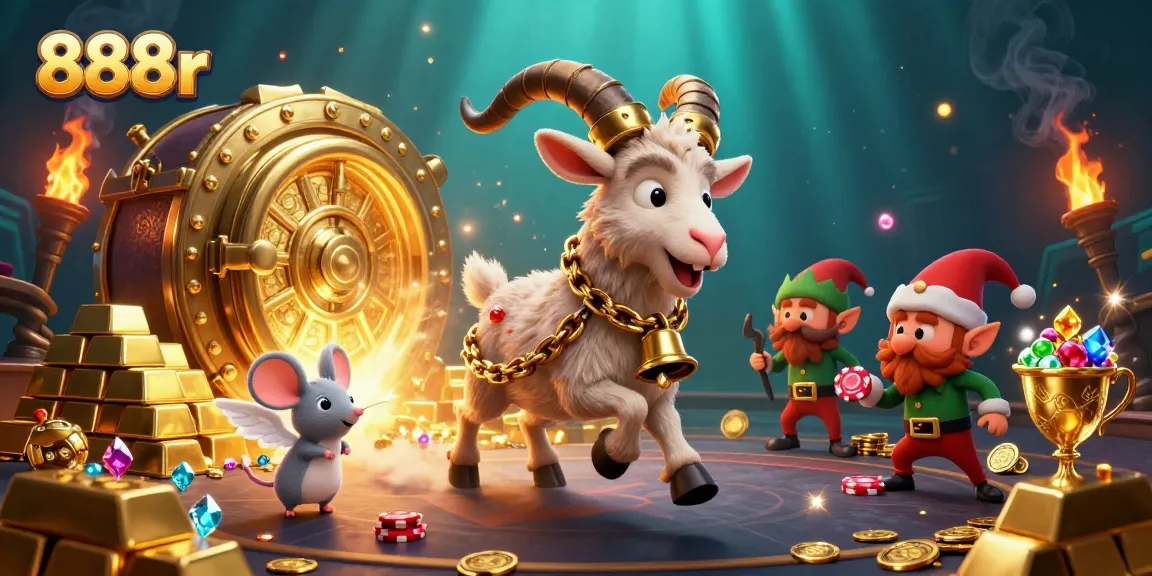 Engage with thrilling casino action at 888r featuring a festive Krampus and naughty gremlins.