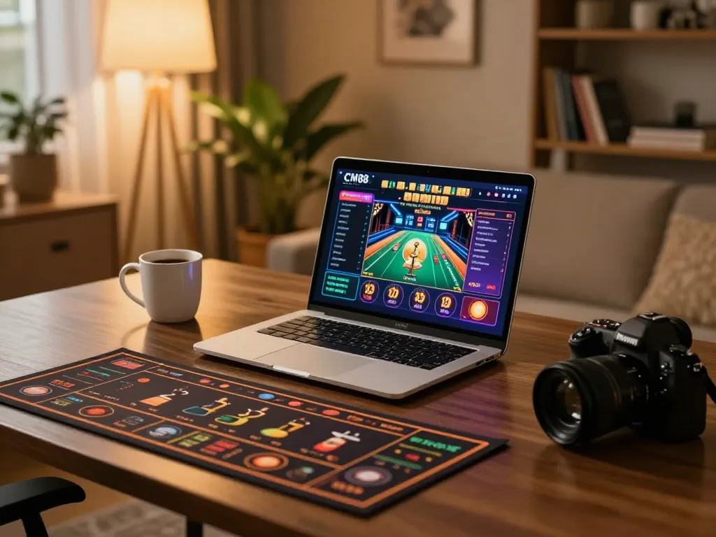 cm88 online gaming experience with engaging setup, showing vibrant game interface and strategic guides.
