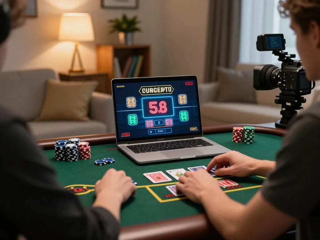 Engaging in strategic online betting at 789BET through live casino game.
