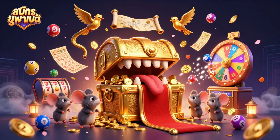 Join the fun at สมัครยูฟ่าเบท with a vibrant 3D illustration showcasing casino excitement and opportunities!