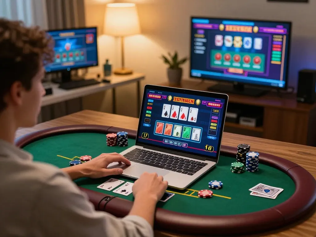 Enjoying live dealer blackjack on taixiusunwin.art with stylish setup and vibrant gameplay.