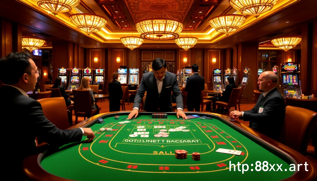 Experience immersive live dealer action with http://88xx.art/ showcasing an elegant casino atmosphere.