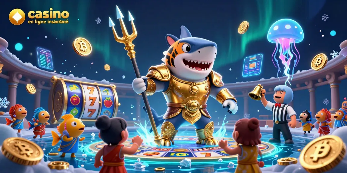 Vivez l'excitation du retrait instantané des casinos en ligne avec des actions de machines à sous dynamiques et des personnages colorés.