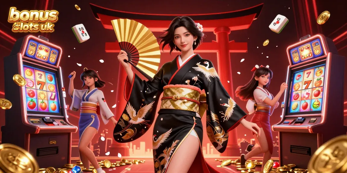 Experience the excitement of bonus buy slots UK in this vibrant casino-themed scene featuring elegant characters and slot machines.