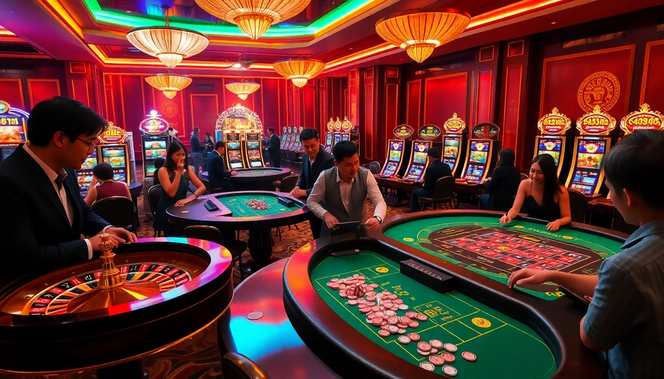 Engage in thrilling gambling experiences at 88vn casino tables with vibrant games and excitement.
