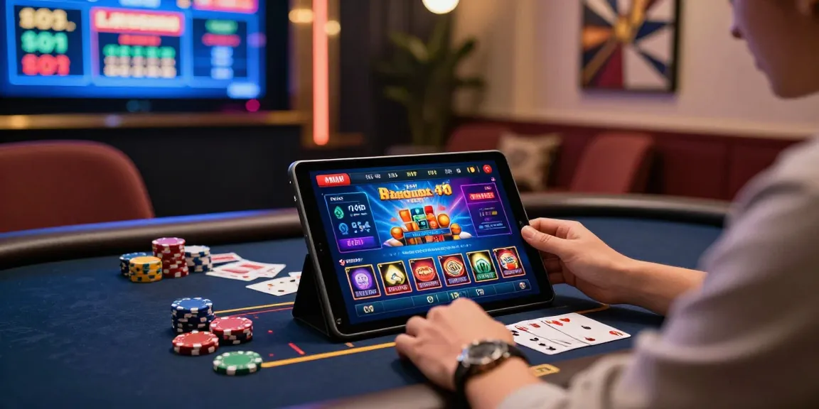 Engaging interface of homepage AA88 with vibrant design elements, showcasing online gambling excitement.