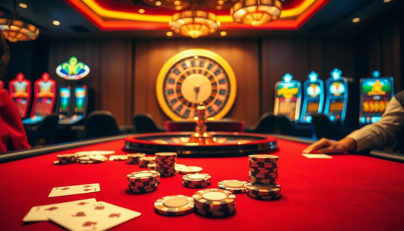 Experience the excitement of garuda slot gameplay in a luxurious casino setting.