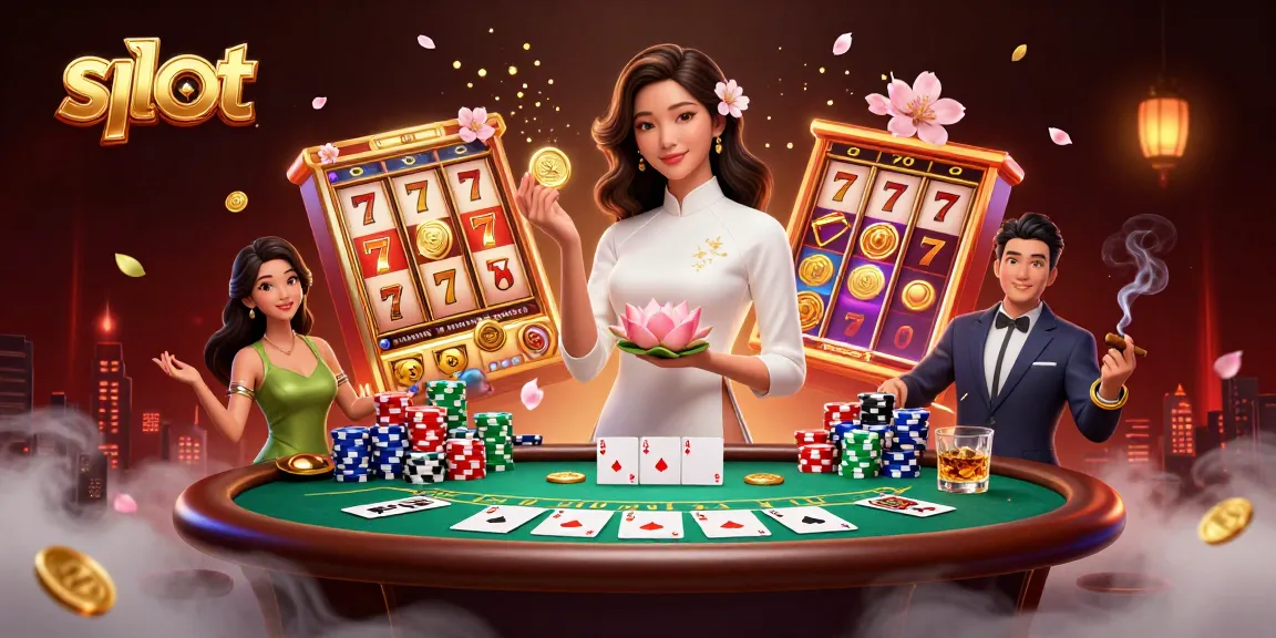 Spin the slot reels and win with vibrant jackpots in an engaging casino scene.