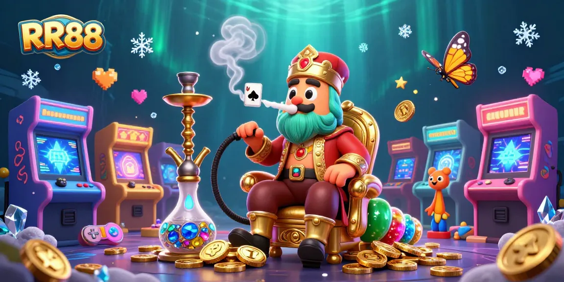 Win big at RR88 with a vibrant casino scene featuring engaging characters and games.