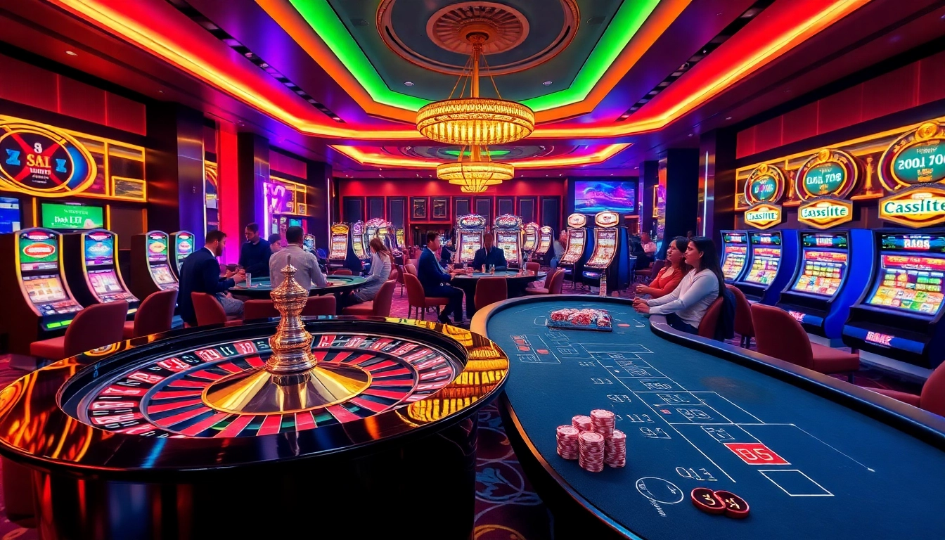 Excited players engaging in high-stakes bets at QH88 casino tables, showcasing vibrant gaming action.