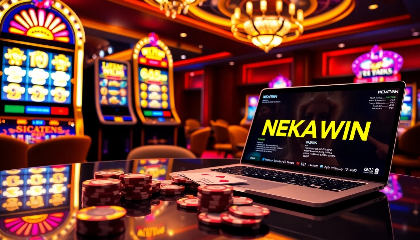 Engage with NEKATWIN's dazzling slot machine experience and win exciting scatters.