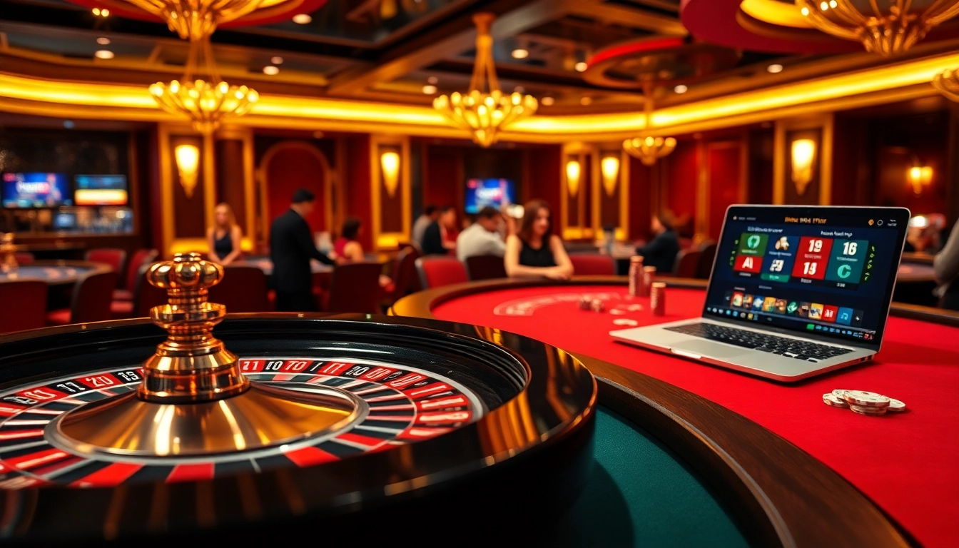 Engaging players at a Rik vip casino table, showcasing a dynamic poker game and vibrant gambling atmosphere.