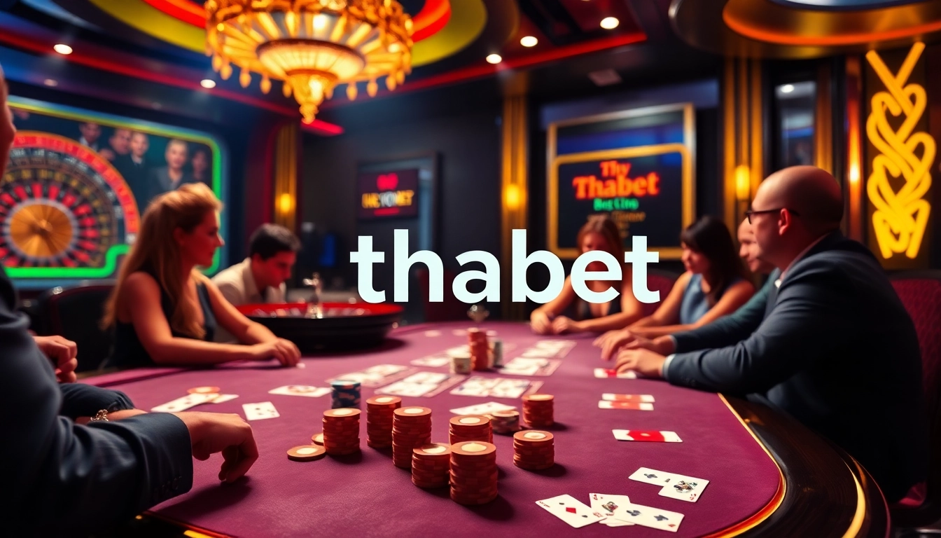 Experience high-stakes poker action and the excitement of link thabet in a luxurious casino setting.