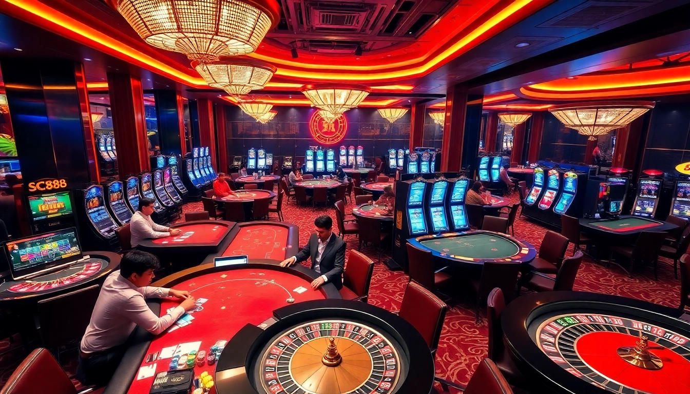 Experience the excitement at Nhà Cái SC88 Uy Tín with luxurious casino games and enthusiastic players.