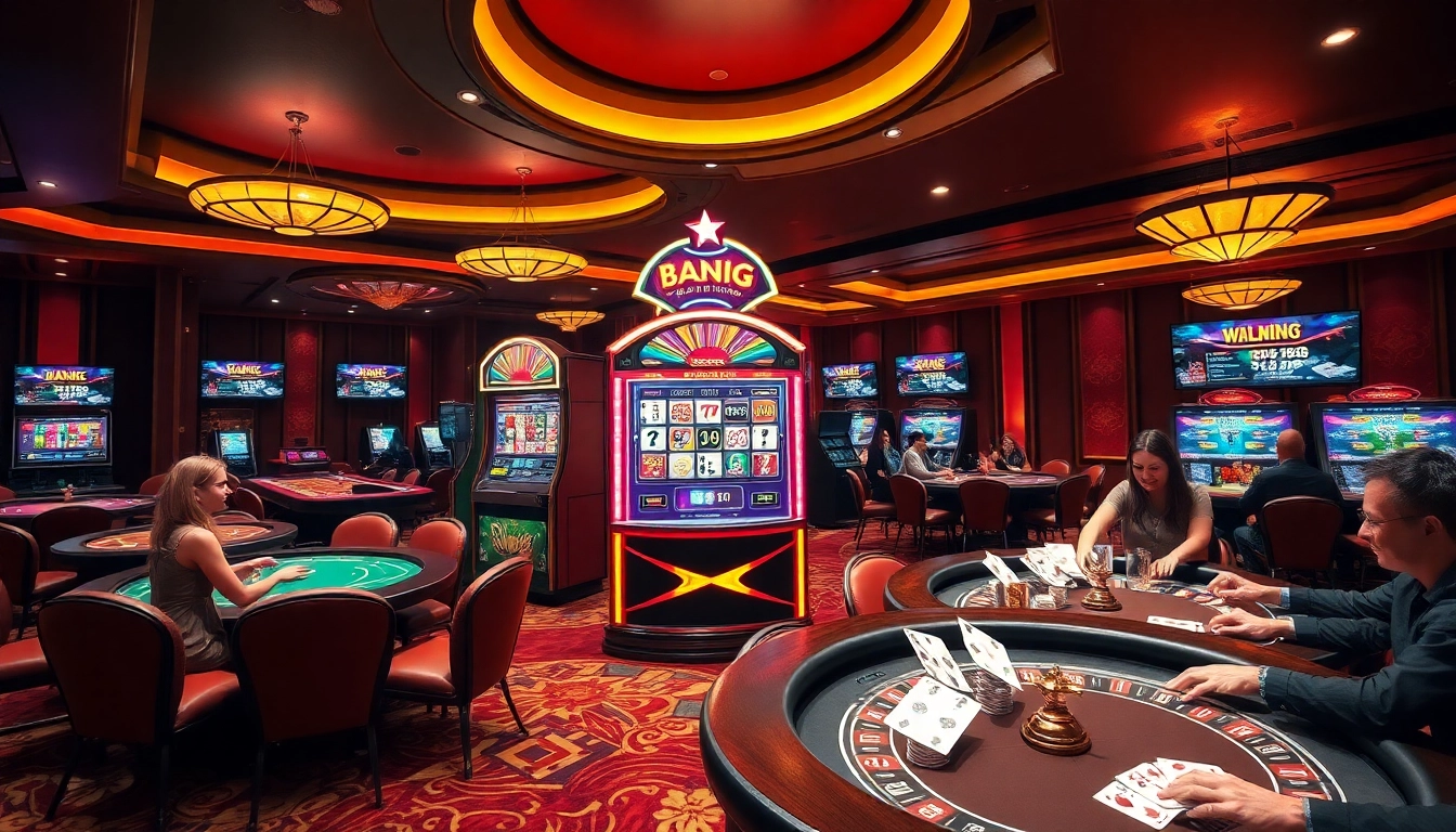 Nohudoithuong showcasing a vibrant slot machine with players enjoying casino games.